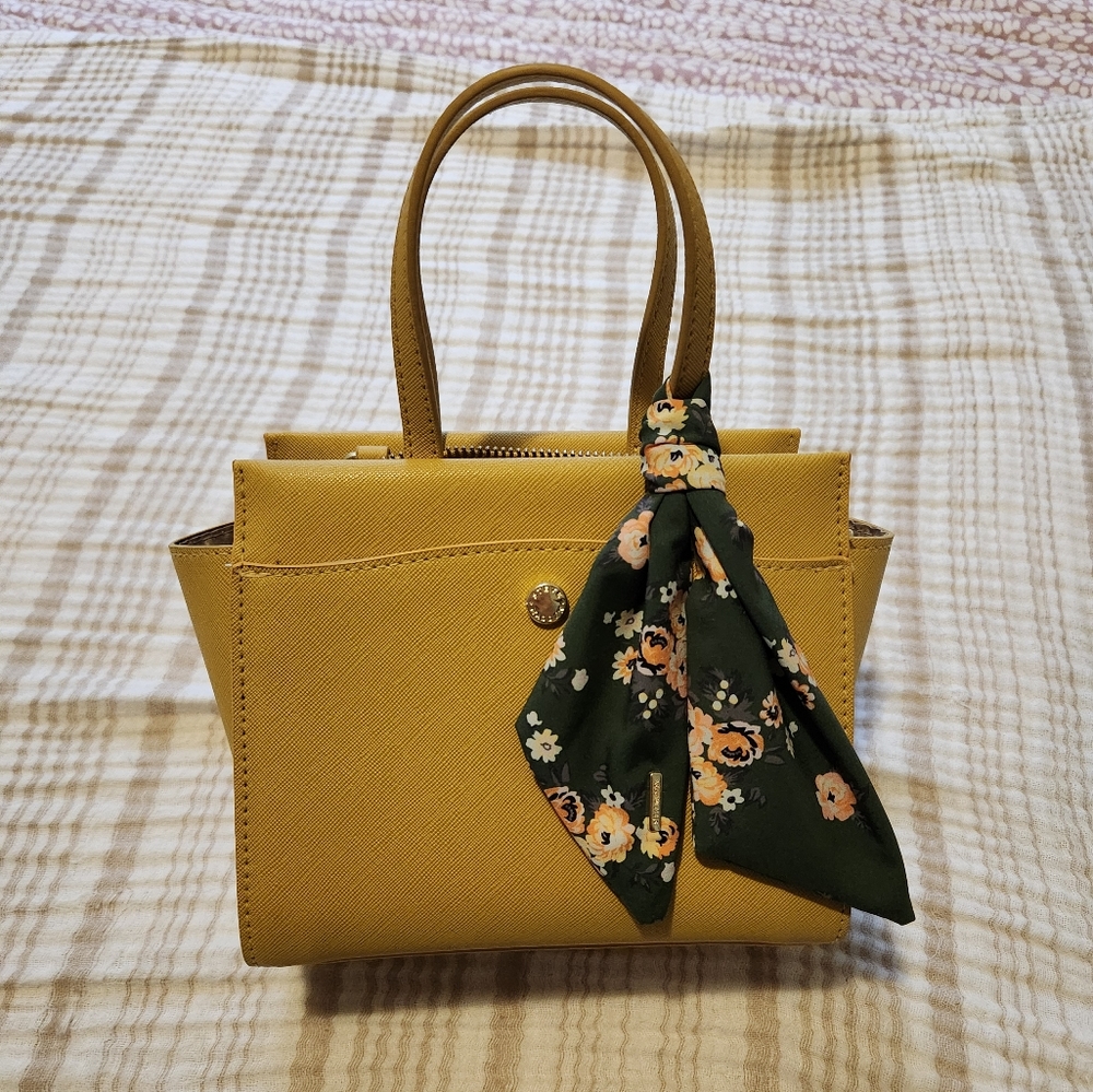 Yellow Cross Body Top Handle Steve Madden Purse